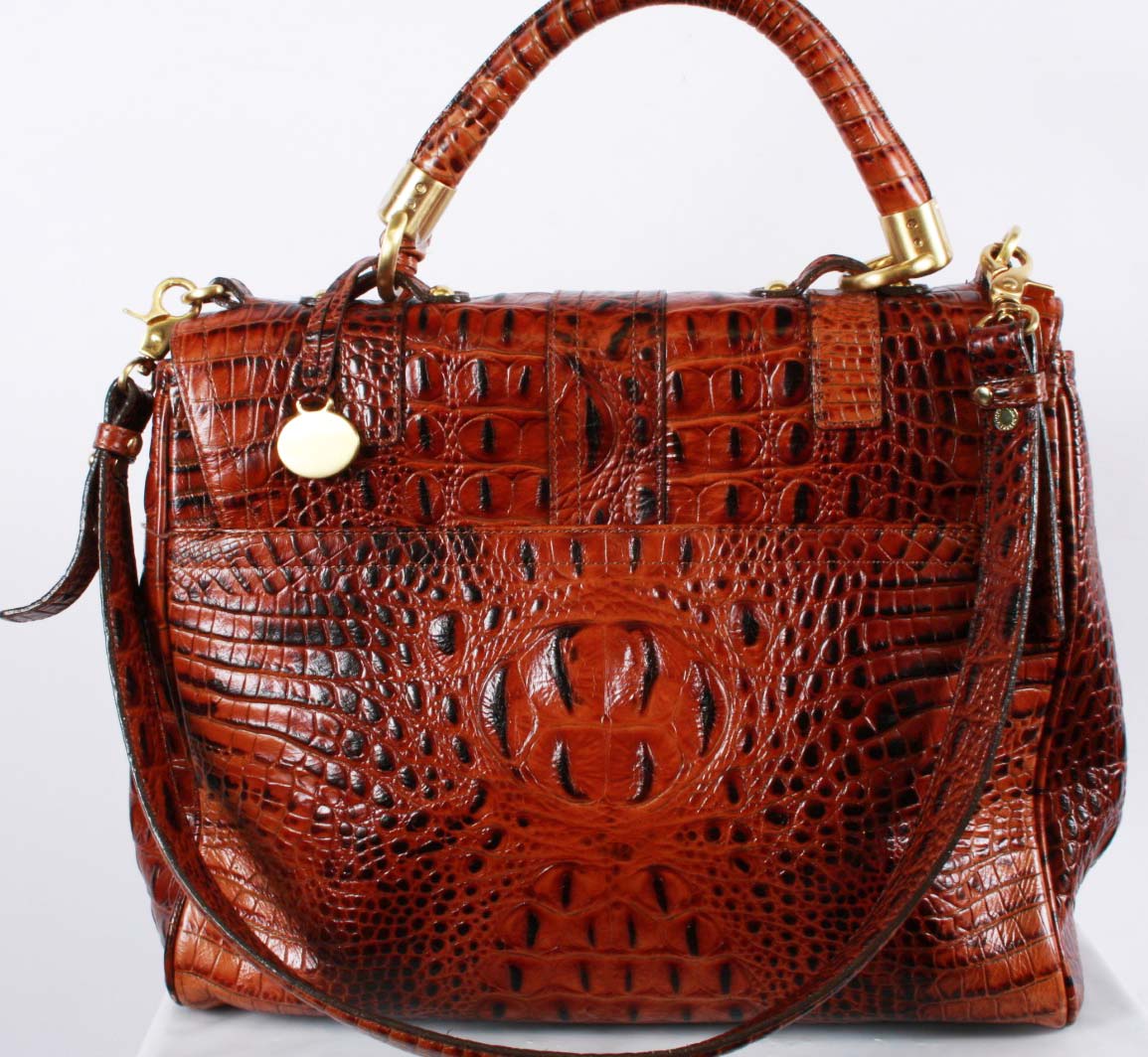 Brahmin Satchel Color: Brown Retail: $345.0 Pre-Owned!!!