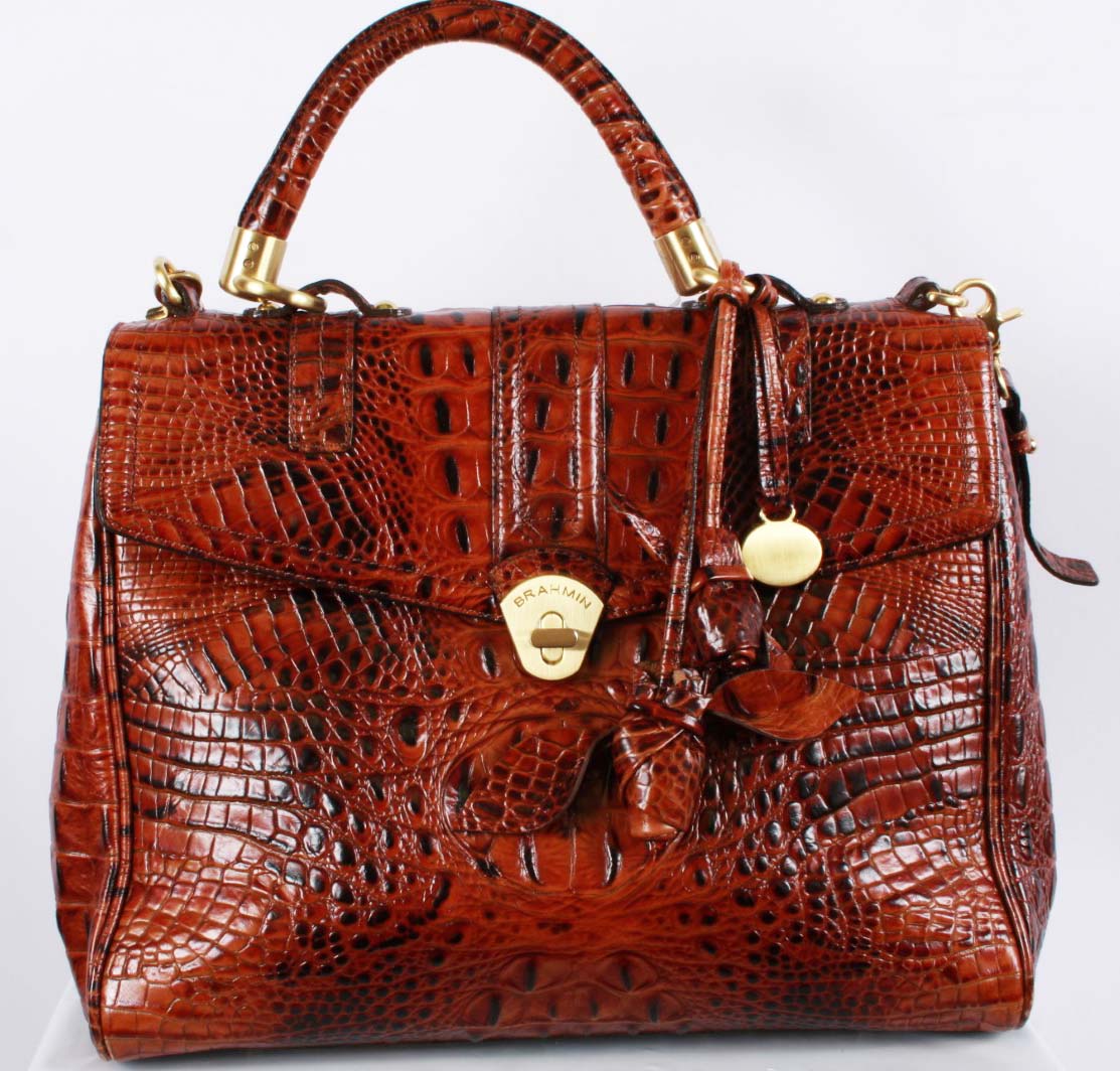 Brahmin Satchel Color: Brown Retail: $345.0 Pre-Owned!!!